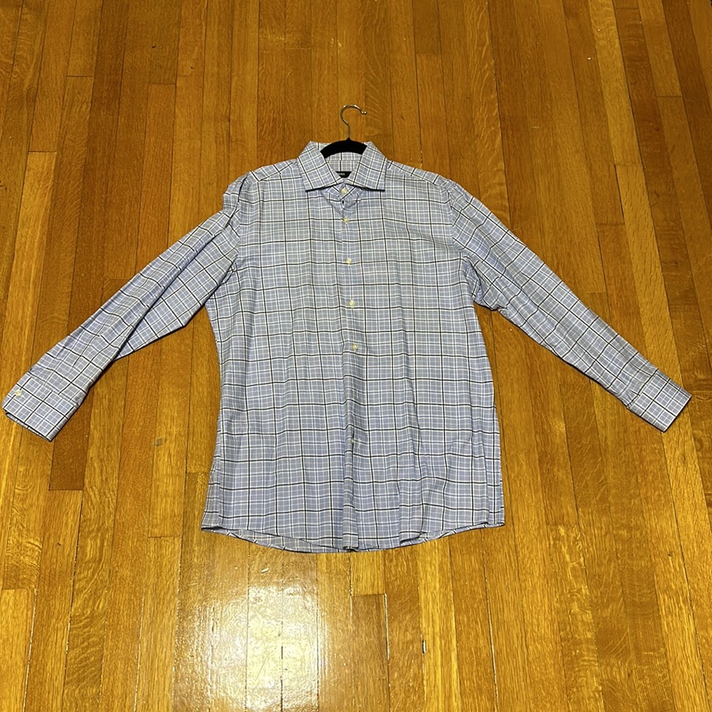 Hugo Boss sharp fit button down shirt
